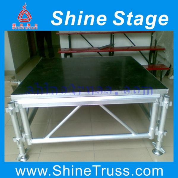 1.22*1.22m Easy install 18mm thickness plywood stage portable assemble stage
