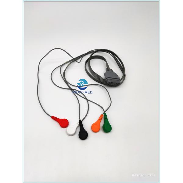 16 материал Edan кабеля TPU контактного разъема ECG терпеливый 5/7 /10Lead для SE-2012/SE-2003