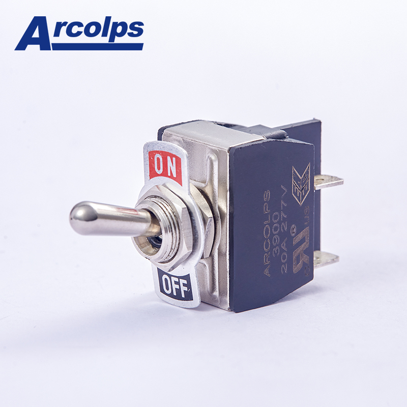 16A 125Vac 277Vac Metal Lever Switch Double Pole IP53 ON OFF Lever Switch