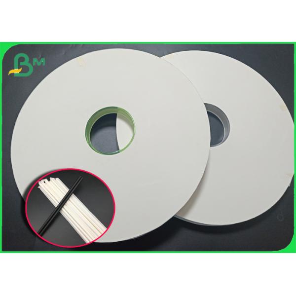 Food Grade 28g White Straw Wrapping Paper For Beverage Store Packing