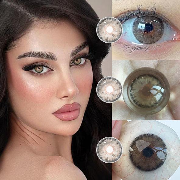 MILLCREEK New Series Natural Soft Contact Lenses Big Eyes Colored Contact Lenses for Eye Makeup