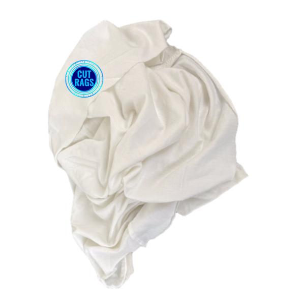 10Kg camisa branca Rags do pacote T
