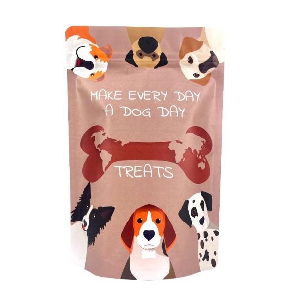 Sacs en plastique composite recouverts de fermeture à glissière