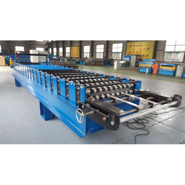 Metal Roof Trapezoidal Sheet IBR Roll Forming Machine with decoiler