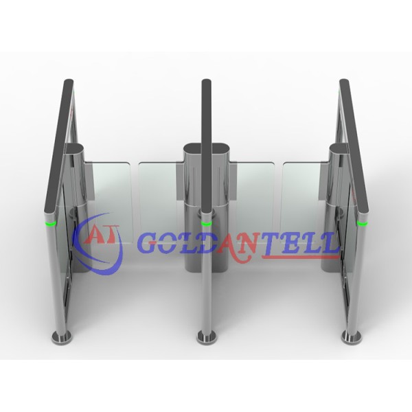 NFC Reader Swing Barrier Turnstile Bank Office Metro Supermarket Swing Gate
