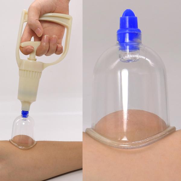 Transparent Professional Chinese Acupoint PC Cupping Set for Sterilizing and Massage