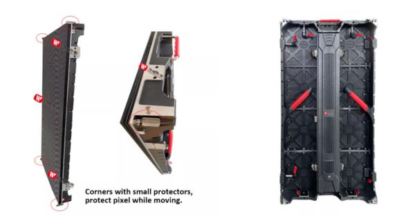 P2.6 P2.9 P3.91 Rental LED Display 250X250mm With Hub Receiving Card