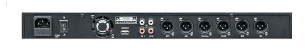 Audio Processor , 5.1 Channel KTV Digital Karaoke Processor Pre-Amplifier X5
