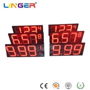 Dual In line Package Lamps Gas Prices Sign IP65 Digital Signs For Gas Station