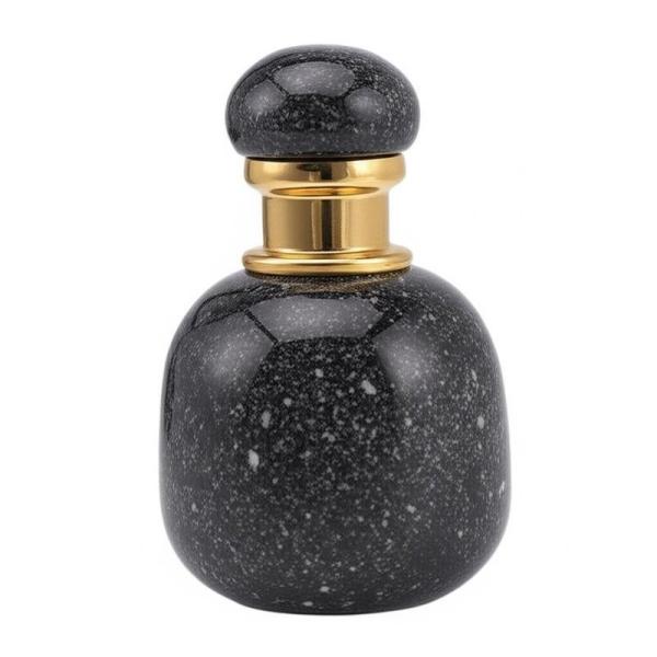 Flacon d'huile parfumée en cristal de quartz transparent de 6 ml