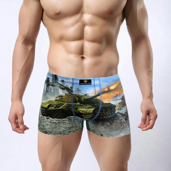 Men Breathable Boxer Underwear mens bulge enhancing underwear Men Modal Cotton Trunk Under
