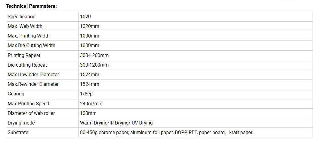 High Speed 8 Colors Flexographic Printers Flexo Graphic Printing Machine 8 Color Price