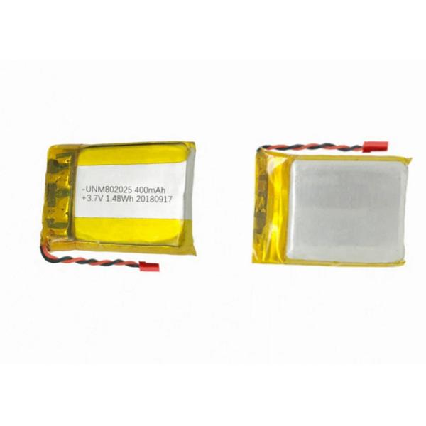 802025 Литий-полимерная батарея 3.7V 400mAh Акумуляторы LiPO для GPS-трекера