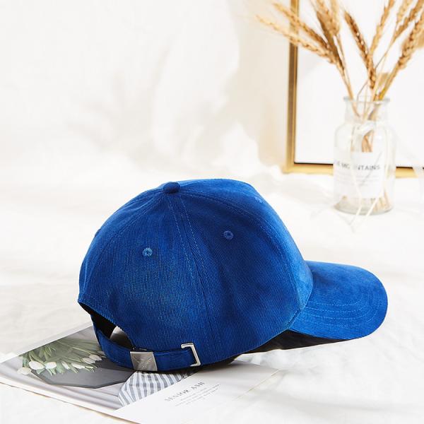 Bordado Logo Corduroy Adult Baseball Cap para o inverno