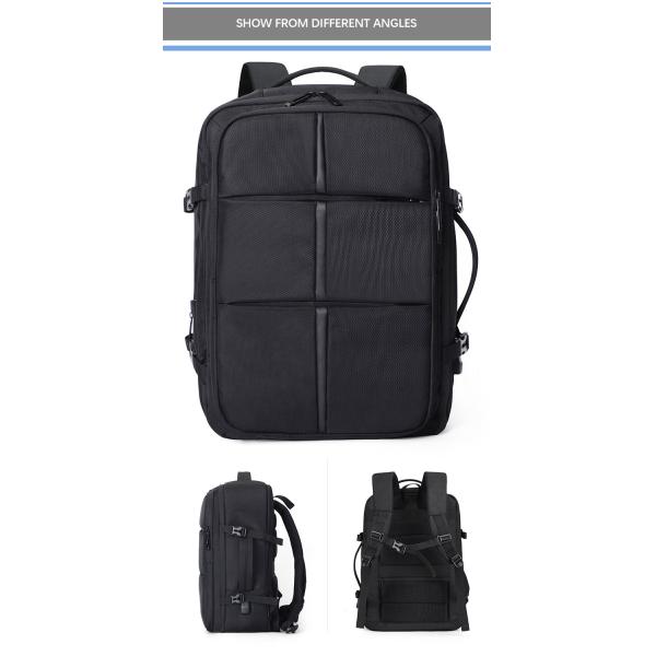 Custom Design Business Mens Laptop Bags USB Charging Backpack Big Capacity