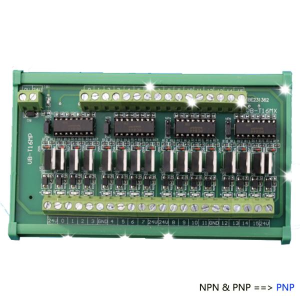 16 Ways PLC Power Output Amplifier Module Relay Board DC 24V ZC16MP