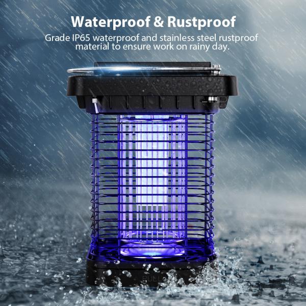 Household Solar Mosquito Killer Lamp Solar Powered Mosquito Repellent Lamp DC1300V
