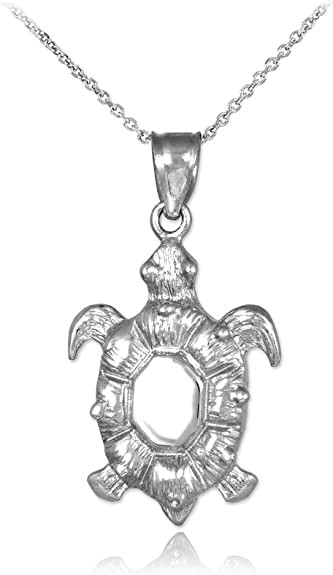 Со стерлинговой серебряной морской черепахой 925 шарик очаровывает привесное ожерелье