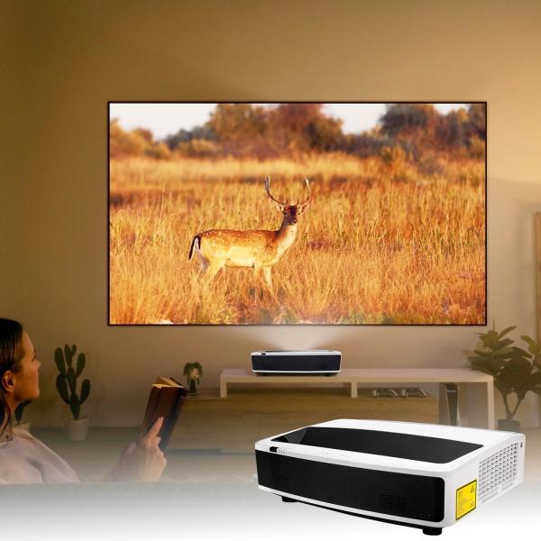 5000 Lumen Home Cinema Projector Compact Ultra Short Throw Laser Projector For