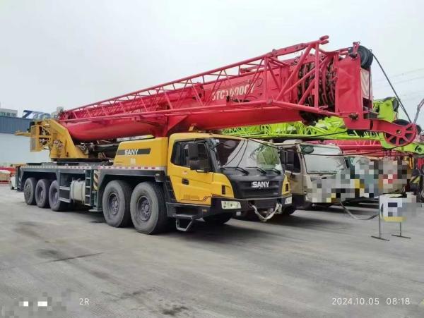 2022 SANY machines de levage de grues pour camions entièrement hydrauliques de 100T STC1000C7 utilisées