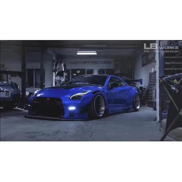 Hot 2022 Products GTR R35wide Bodyki Body Kit for Nissan GTR R35 Front and Rear Bumper Spoiler