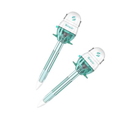 Plastic Laparoscopic Bladeless Trocar 12mm Disposable Non Blade Class II