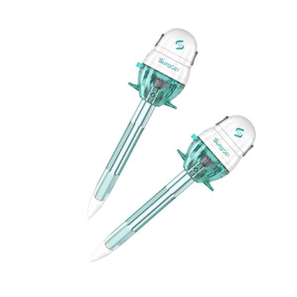Customized 12mm Plastic Disposable Bladeless Trocar For Minimally Invasive Surgery