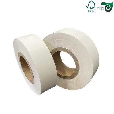 Papier kraft alimentaire FSC 24gsm 28gsm, largeur 32mm 35mm, pour emballage individuel de pailles