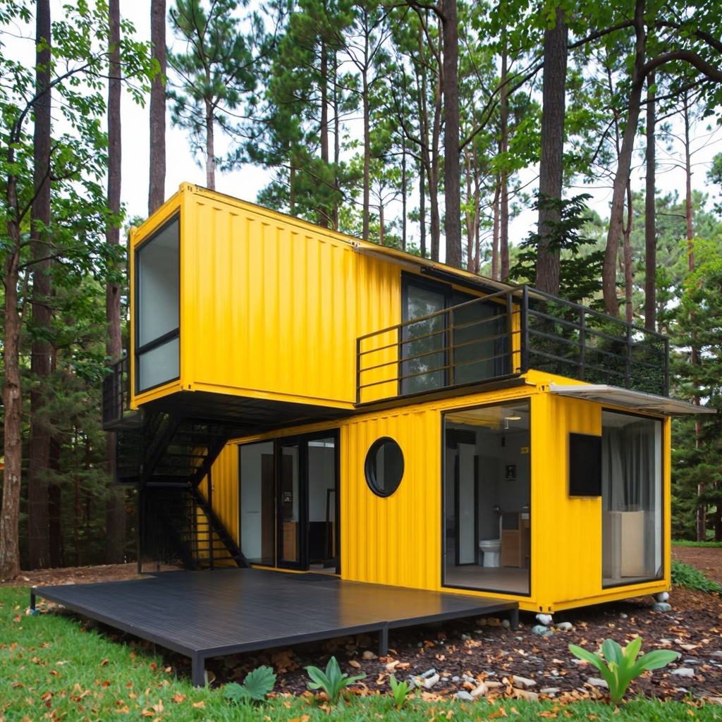 Modern Standard Container Prefabricated House Breathable Design for Dormitory Apartment Home Office Online Technical Support