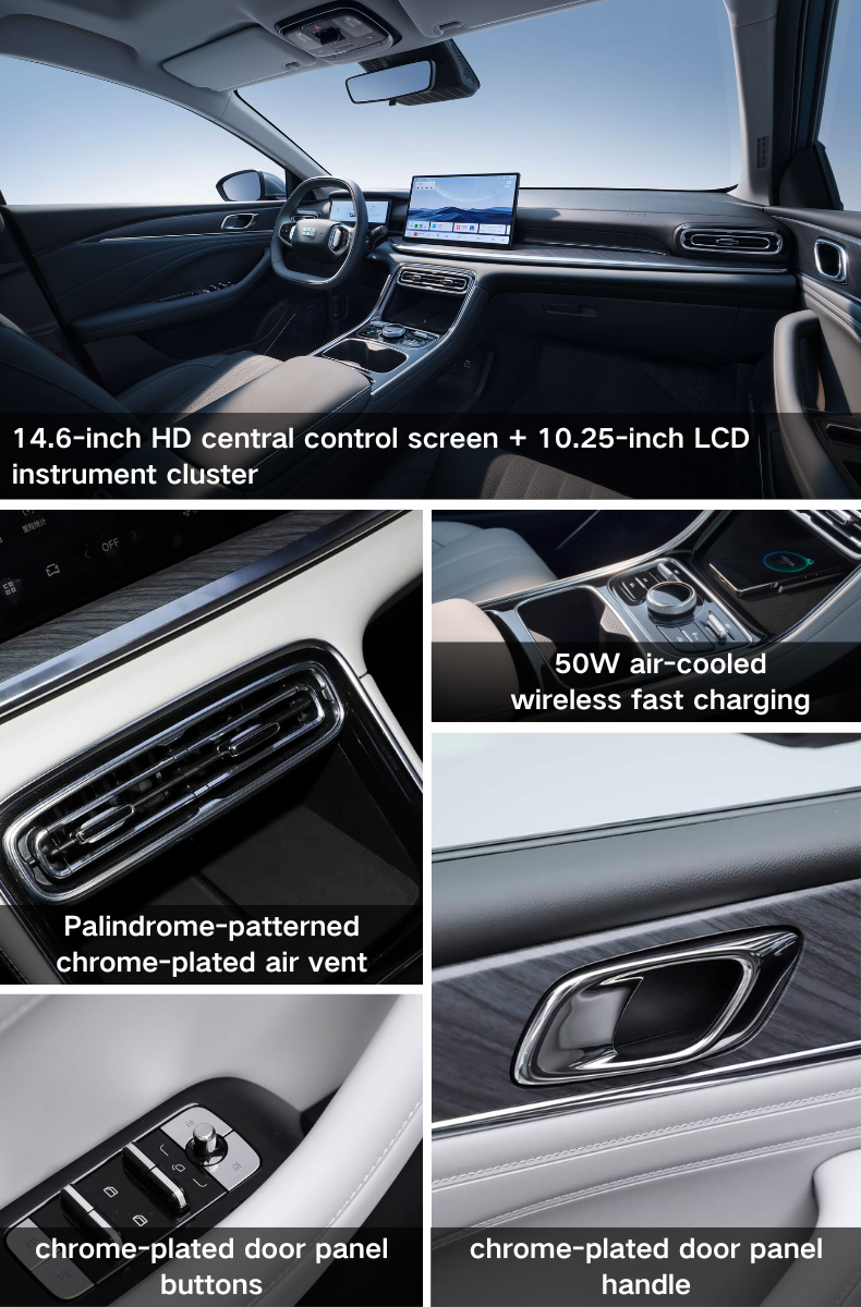 The All-new for Galaxy Starry 6 60km Explore Edition Plug-in Hybrid Sedan with Parking for 180km/h Max Speed 8.5kWh Battery