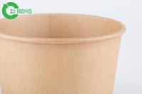 Cuvettes de papier de PE rond de Leackproof grandes, bol de papier de nourriture de déjeuner dans la micro-onde