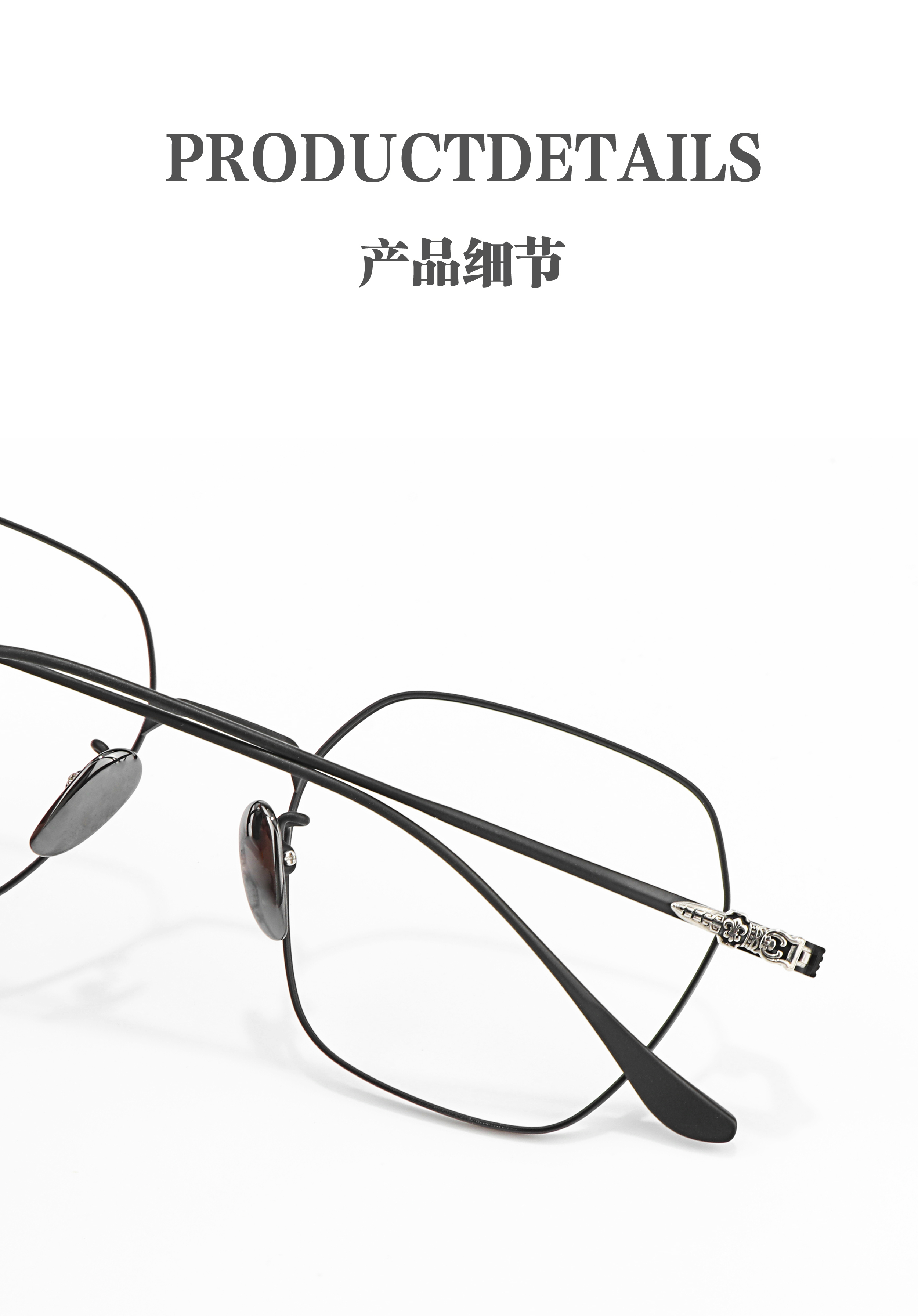 Large Face Luxury Brand Lightweight Anti Blue Light Optical Prescription Presbyopia Multifocal Designer Reading Women Glasses