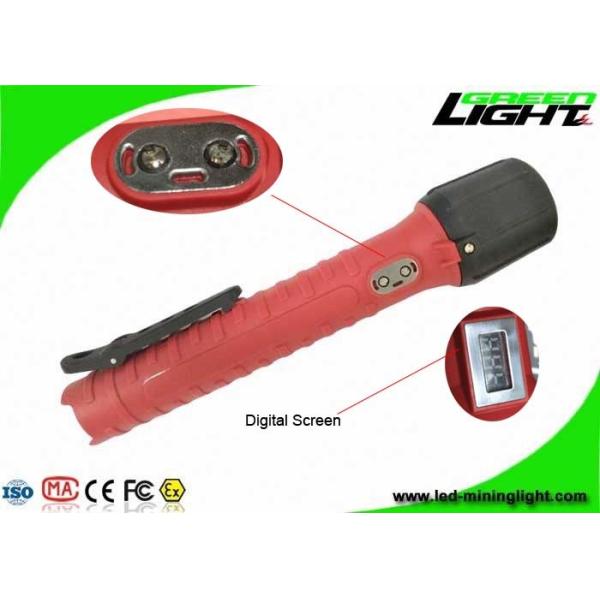 1300lum LED Flashlight Torch Flame Resistant 25000Lux Uv Black Waterproof IP68