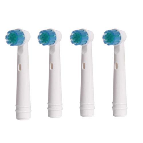 Blue indicator bristle replacement brush head SB-17A compatible for Oral B Toothbrush