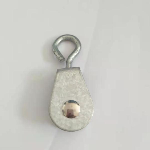 Nylon 4.5cm Plastic Rope Pulley For Poultry Chicken House Drinking System