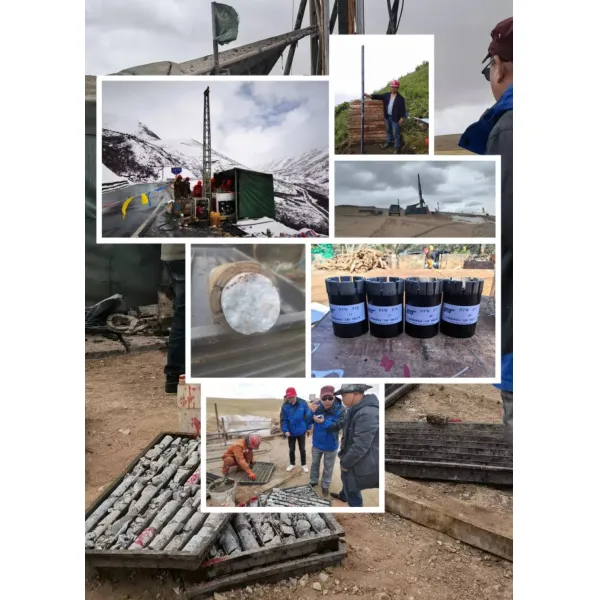 Diamond Core Drill Bits and Core Barrels for Drilling with Different Waterways
