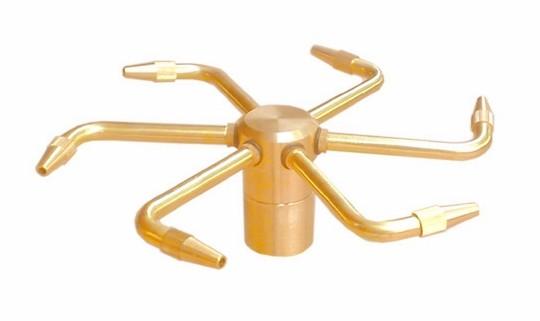 Brass Rotating Fountain Jet  Nozzle Water Fountain Spray Heads Pond Fountain Nozzles