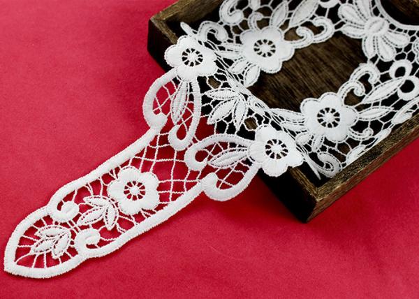 Retro Long Chemical Free Floral Lace Collar Applique For National Costume Cloth