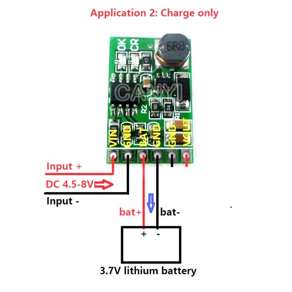 3.7V 4.2V Charger & 5V 6V 9V 12V Discharger Board DC DC Converter Boost Module