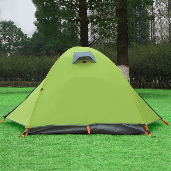Aluminum Alloy Pole Camping Tent Double Layer Double Door Family Canopy Tent(HT6021)
