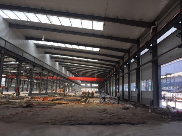 Prefabricated Portal Framed H Section Column Steel Structure with Earthquake Resistance