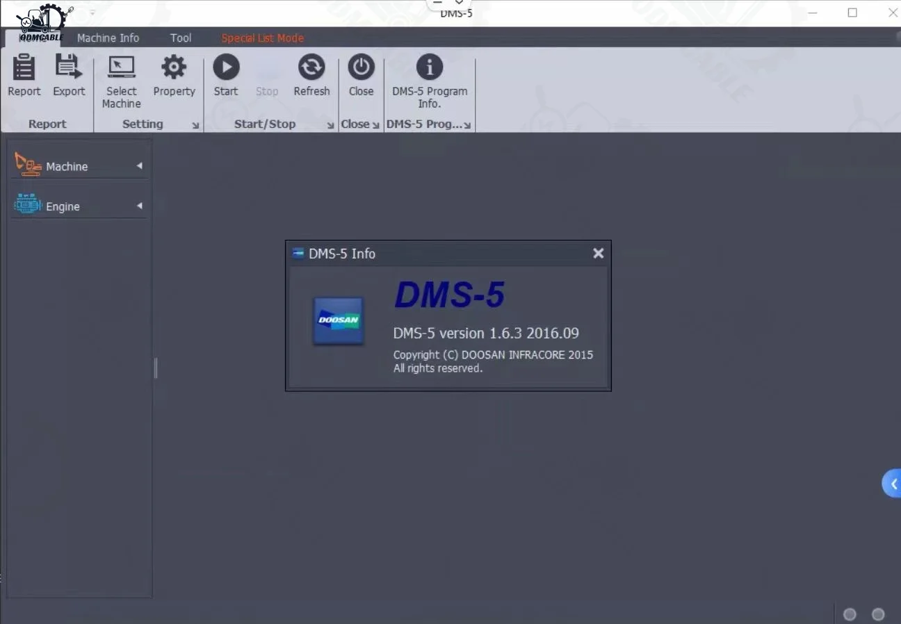 For Doosan uVIM Diagnostic Tool Excavator Forklift Engine Fault Detection OBD Interface Diagnostic Tool 2016 DMS 5 DDT CARNICS