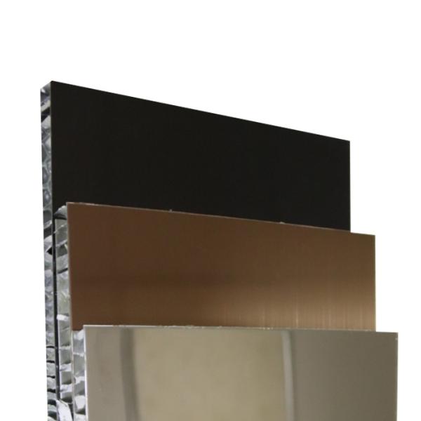 Brushed Stainless Steel Honeycomb Panel