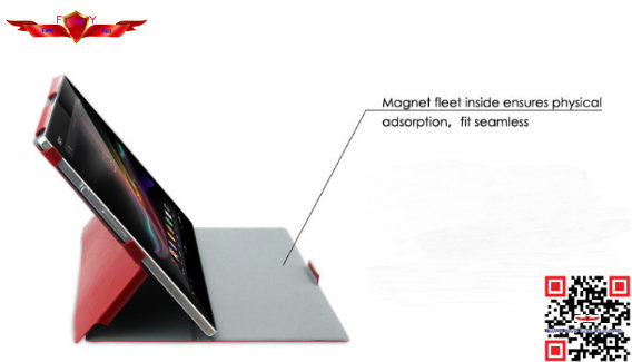 Ultra Thin Brand New Colorful Smart Magnetic Cover Case For Sony Xperia Tablet Z Qualify