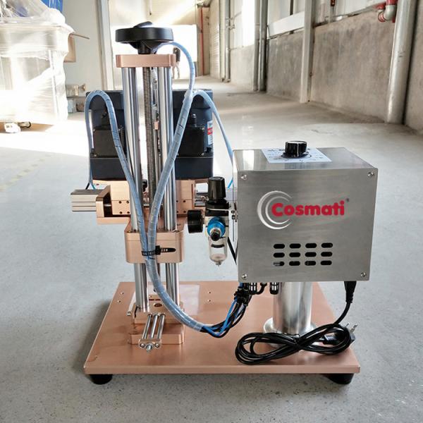 Handheld Plastic Bottle Capping Machine For Cosmetic Medical Bottle Caps