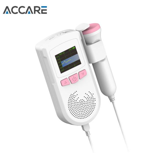 Home Gravidez Monitor de batimentos cardíacos,acurado Doppler do coração Máquina de monitoramento fetal não invasivo aliviar a ansiedade dos pais