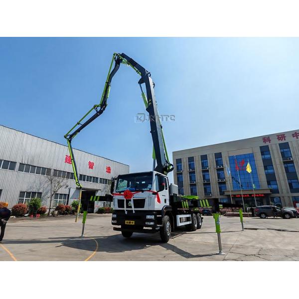 Sinotruk pesado 47m 6X4 montaje de la bomba de hormigón camión con mezclador de disco hidráulico