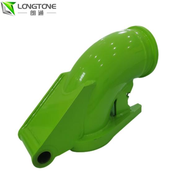 Courbure jumelle de coude de mur de tuyau de DN100 DN125 articulée pour la pompe concrète