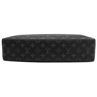 O negócio do homem M40566 marcou homens ensaca o explorador Black Dual Purpose da pasta do LV do monograma