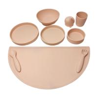 Caixa ajustada de alimentação da caixa do bebê de pouco peso do silicone para infantes